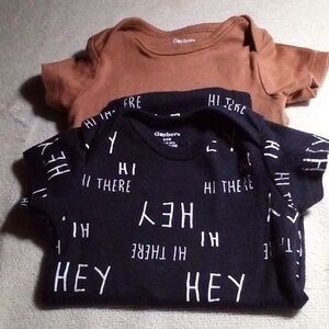 4/$20 Gerber 0-3 Months Baby Bundle of 2 Onesies
